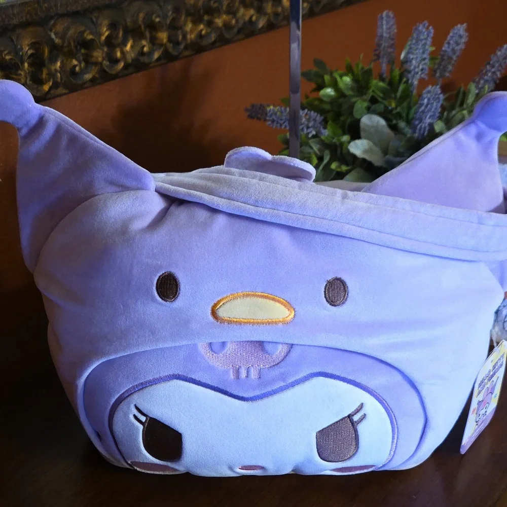 Sanrio Kuromi Plush Basket NWT - Picture 4 of 12